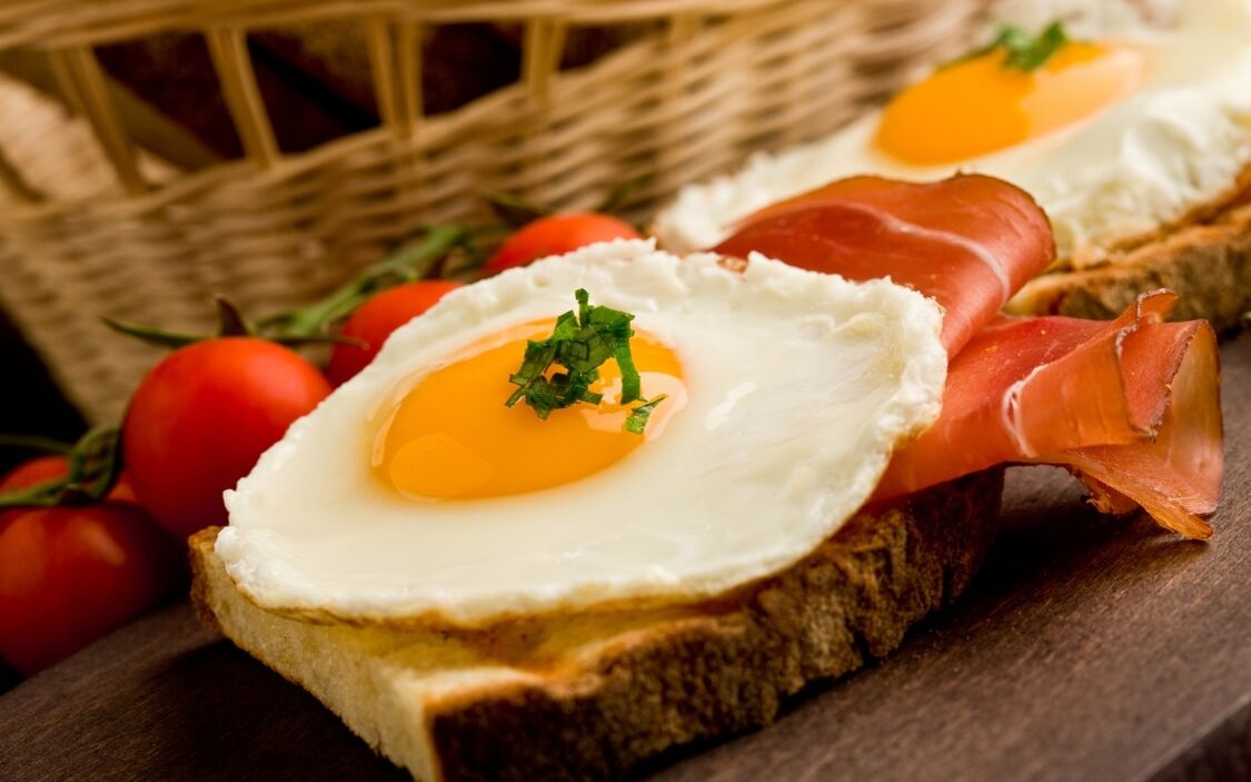 Fry eggs to increase potency