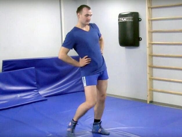 Pelvic rotations to activate blood flow are a great way to warm up before a workout.
